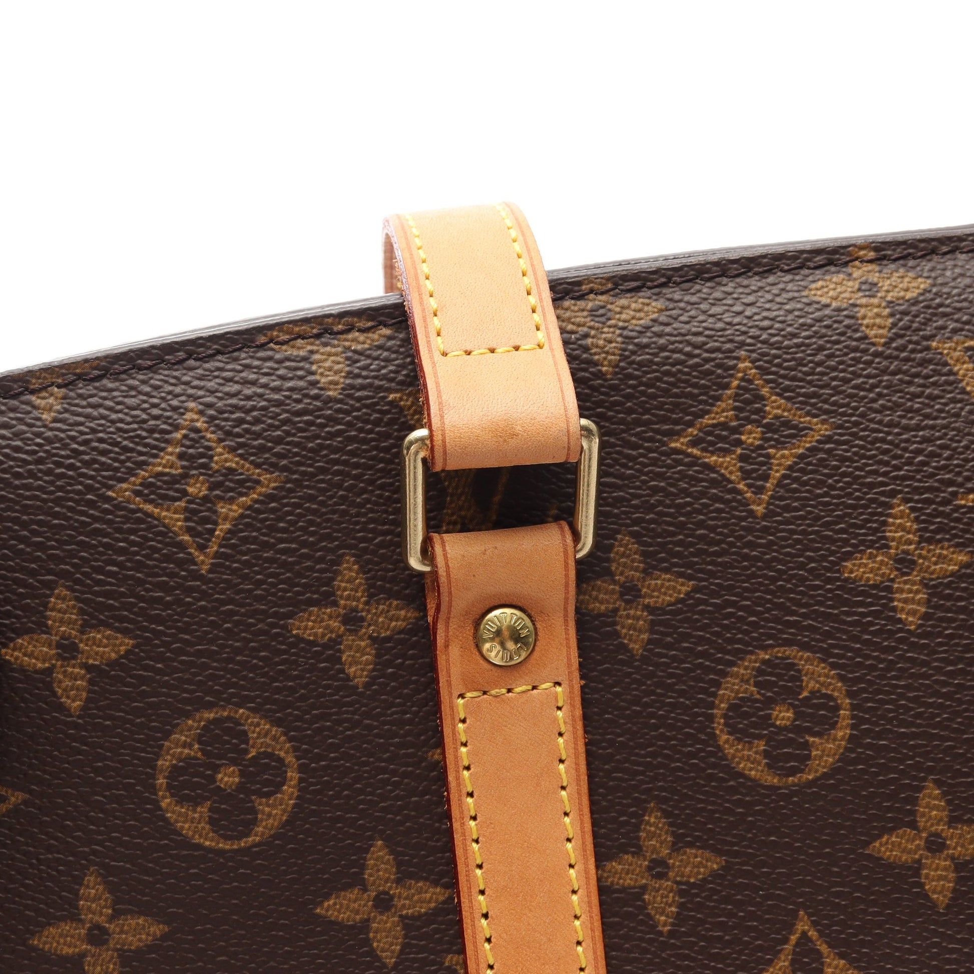 バビロン モノグラム ショルダーバッグ PVC レザー ブラウン ルイヴィトン バッグ LOUIS VUITTON