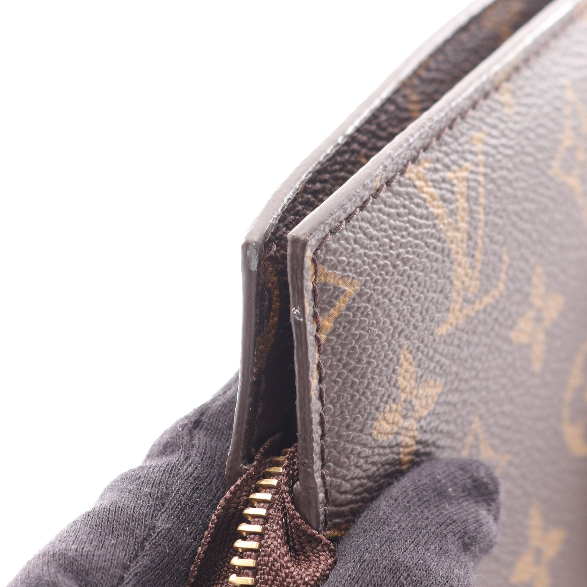 バビロン モノグラム ショルダーバッグ PVC レザー ブラウン ルイヴィトン バッグ LOUIS VUITTON