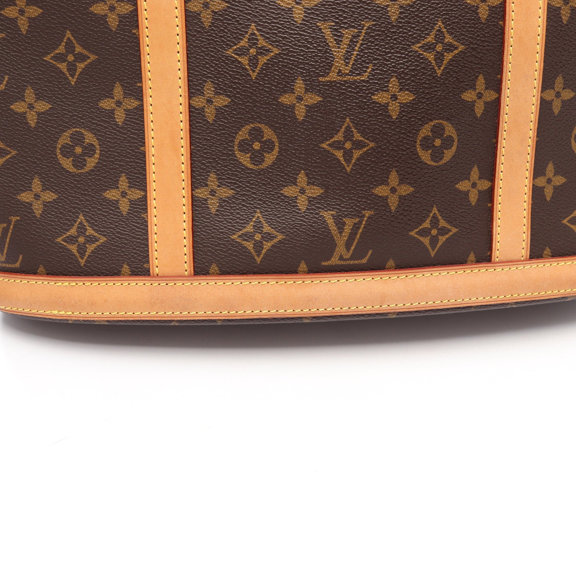 バビロン モノグラム ショルダーバッグ PVC レザー ブラウン ルイヴィトン バッグ LOUIS VUITTON