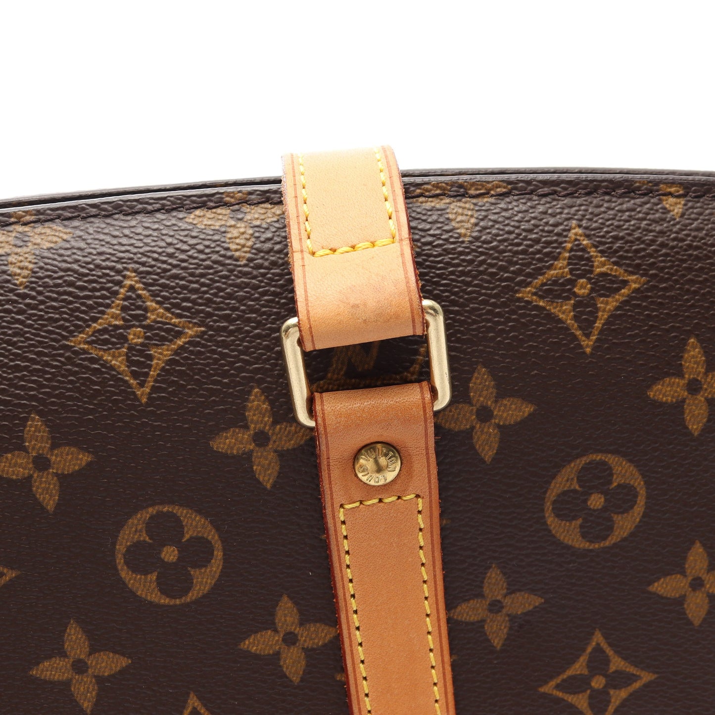バビロン モノグラム ショルダーバッグ PVC レザー ブラウン ルイヴィトン バッグ LOUIS VUITTON