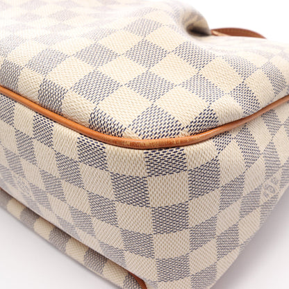 シラクーサMM ダミエアズール ショルダーバッグ PVC レザー ホワイト ルイヴィトン バッグ LOUIS VUITTON