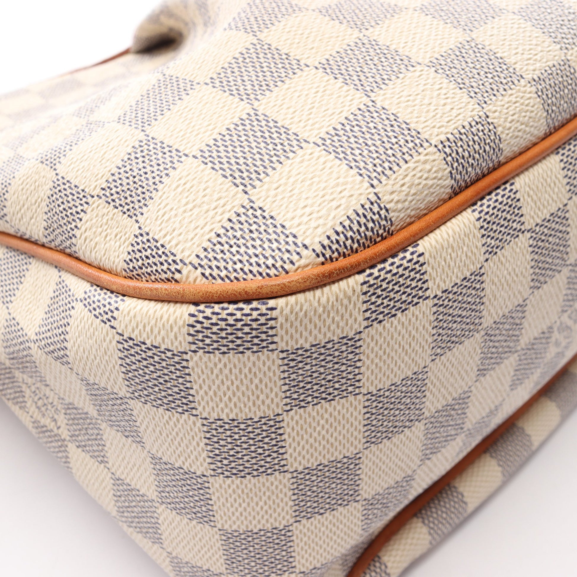 シラクーサMM ダミエアズール ショルダーバッグ PVC レザー ホワイト ルイヴィトン バッグ LOUIS VUITTON