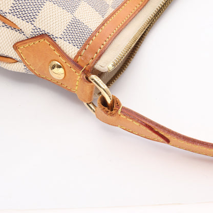 シラクーサMM ダミエアズール ショルダーバッグ PVC レザー ホワイト ルイヴィトン バッグ LOUIS VUITTON