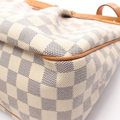 シラクーサMM ダミエアズール ショルダーバッグ PVC レザー ホワイト ルイヴィトン バッグ LOUIS VUITTON