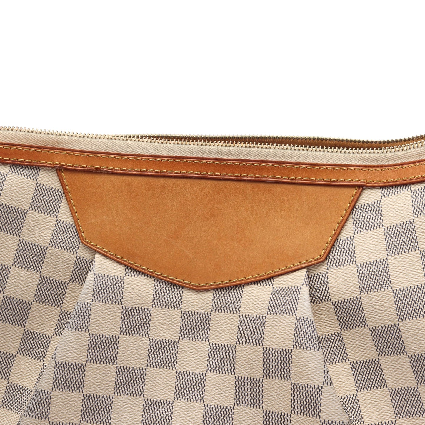 シラクーサMM ダミエアズール ショルダーバッグ PVC レザー ホワイト ルイヴィトン バッグ LOUIS VUITTON