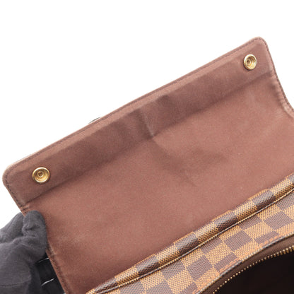 ナヴィグリオ ダミエエベヌ ショルダーバッグ PVC レザー ブラウン ルイヴィトン バッグ LOUIS VUITTON