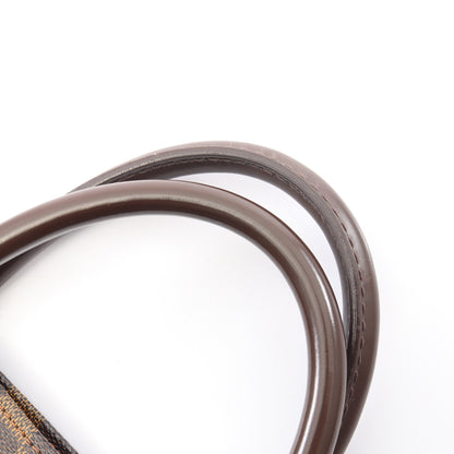 サックプラ ダミエエベヌ ハンドバッグ トートバッグ PVC レザー ブラウン ルイヴィトン バッグ LOUIS VUITTON