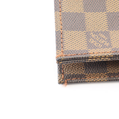 サックプラ ダミエエベヌ ハンドバッグ トートバッグ PVC レザー ブラウン ルイヴィトン バッグ LOUIS VUITTON