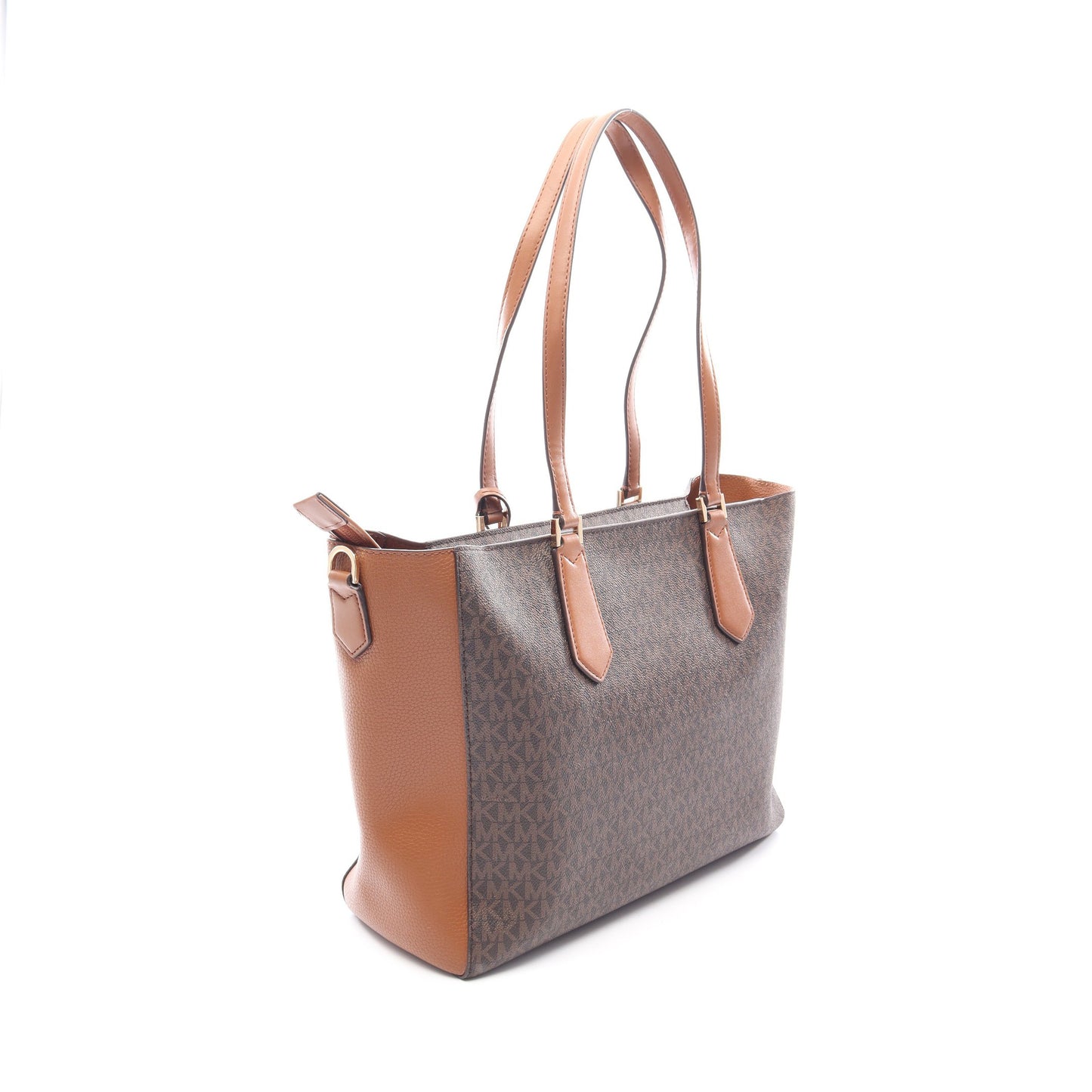 KIMBERLY 3 IN 1 トート ラージ 2WAY ハンドバッグ トートバッグ PVC レザー ダークブラウン ブラウン マイケルコース バッグ MICHAEL KORS