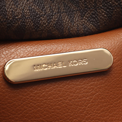 KIMBERLY 3 IN 1 トート ラージ 2WAY ハンドバッグ トートバッグ PVC レザー ダークブラウン ブラウン マイケルコース バッグ MICHAEL KORS