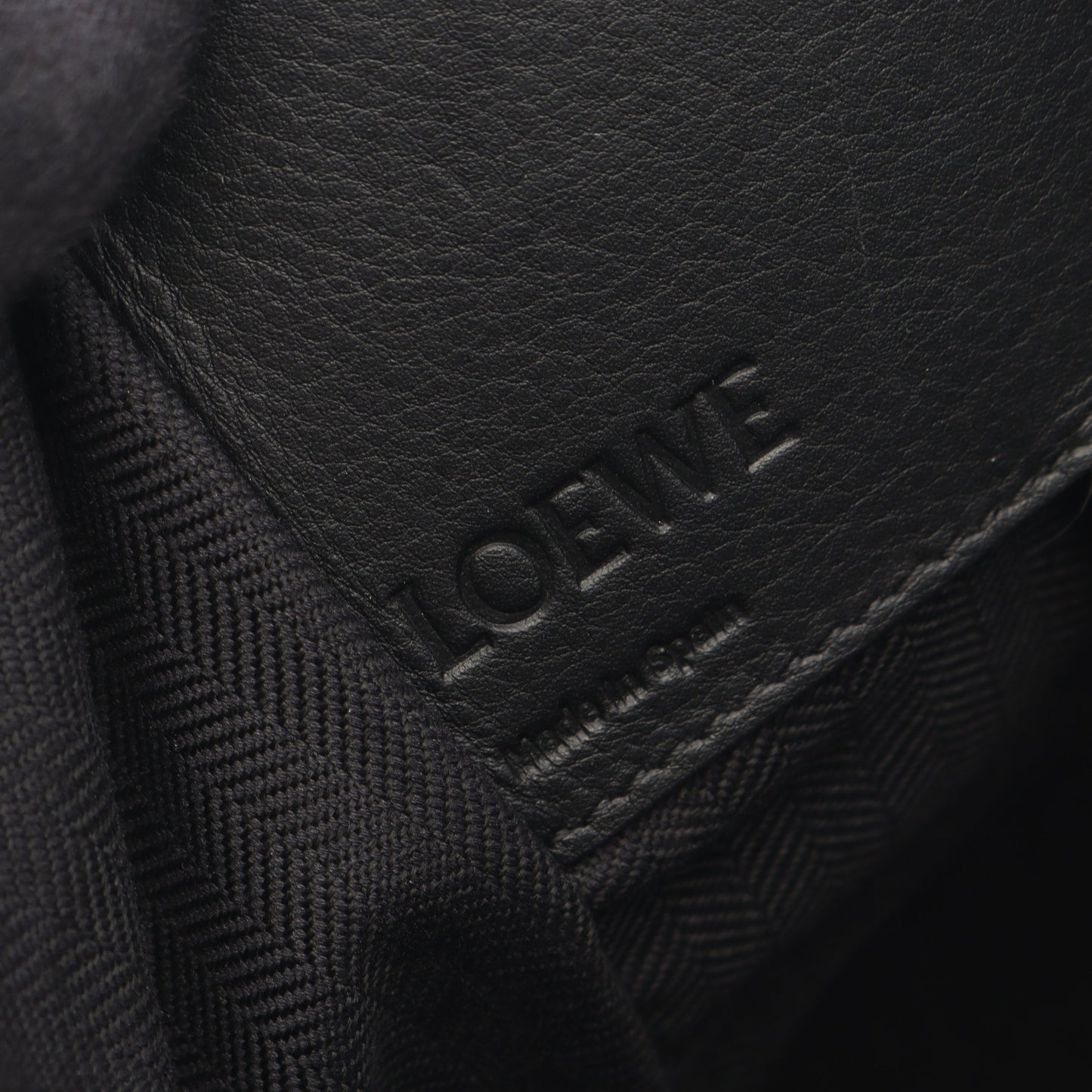 HAMMOCK SMALL ハンモック スモール 2WAY ハンドバッグ レザー ブラック ロエベ バッグ LOEWE