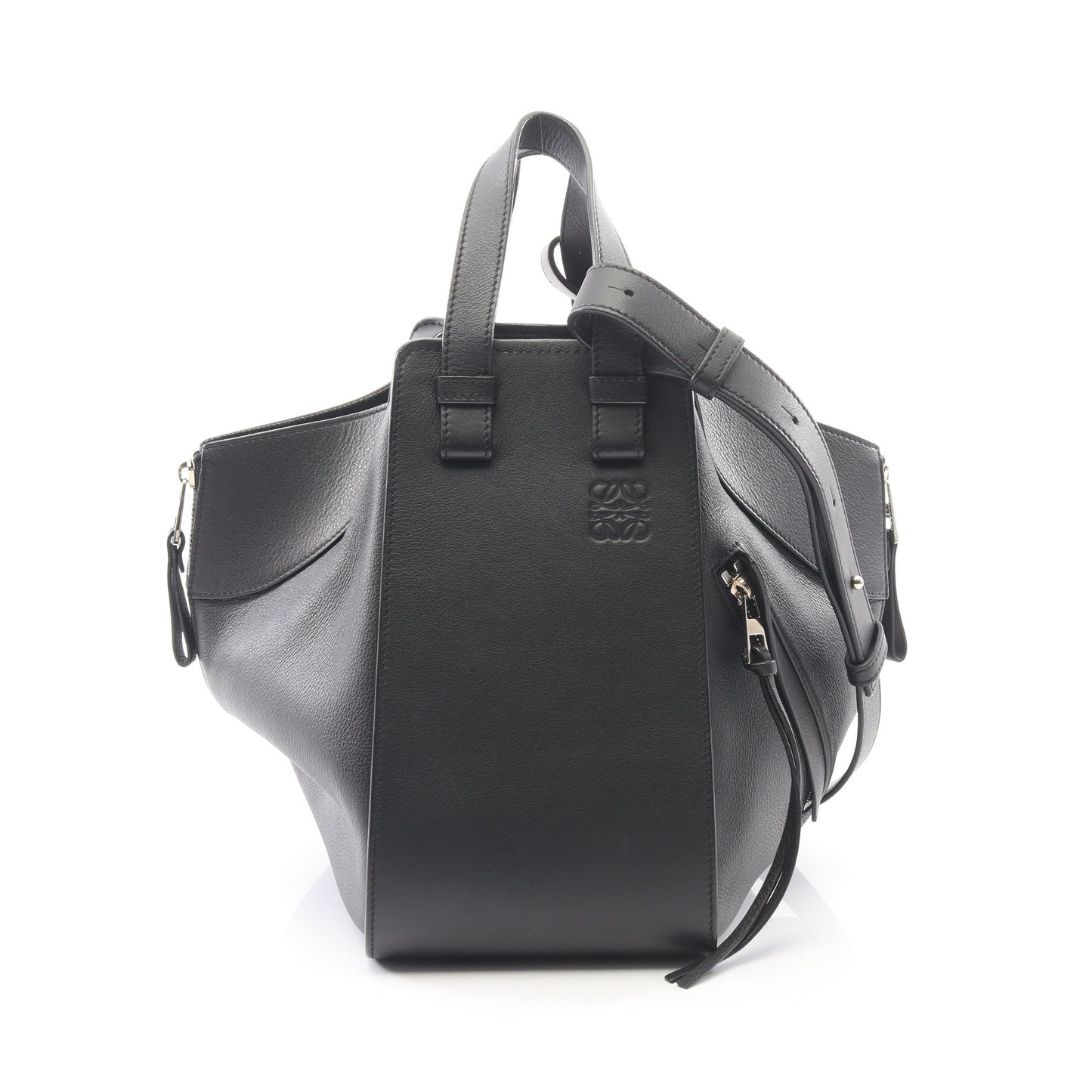HAMMOCK SMALL ハンモック スモール 2WAY ハンドバッグ レザー ブラック ロエベ バッグ LOEWE