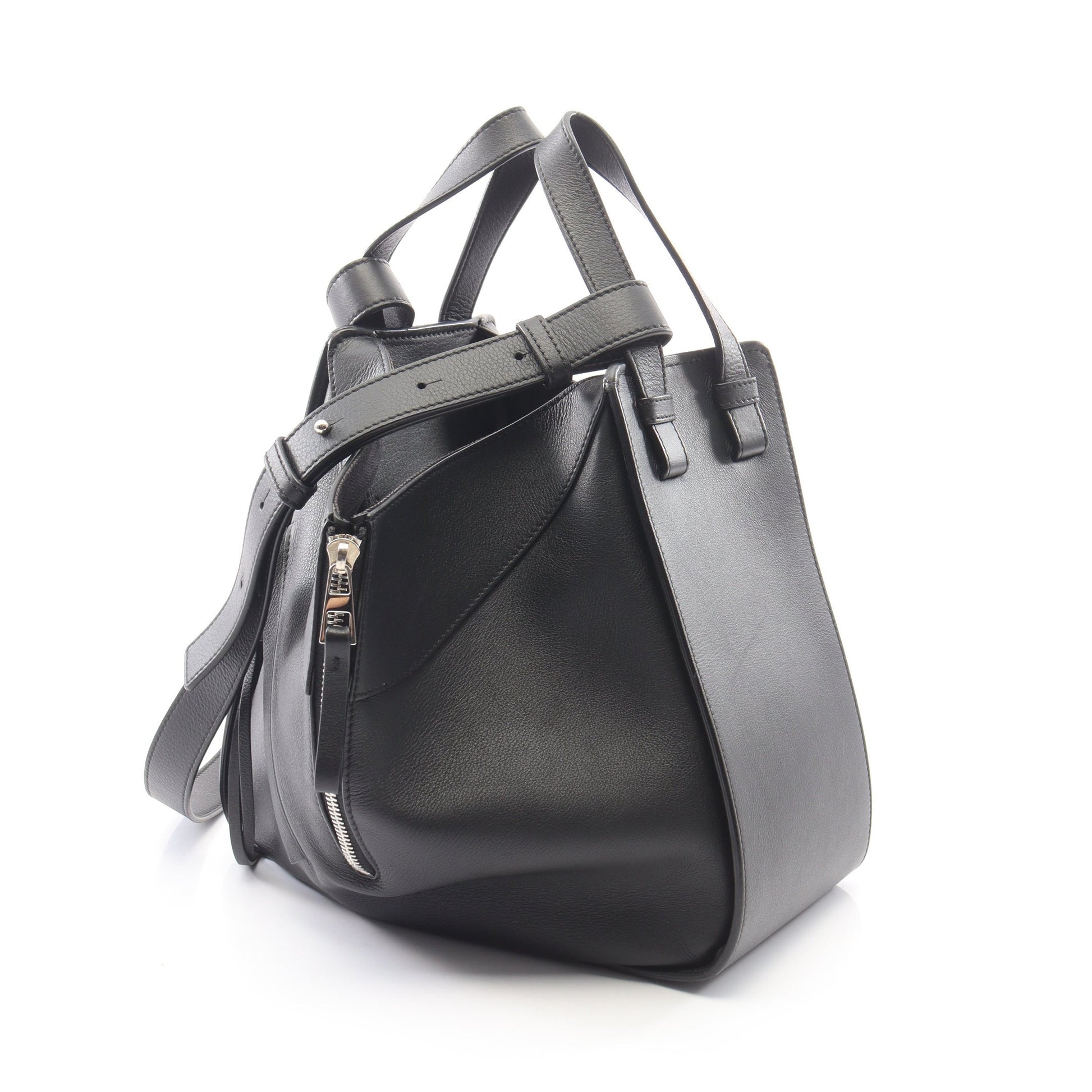 HAMMOCK SMALL ハンモック スモール 2WAY ハンドバッグ レザー ブラック ロエベ バッグ LOEWE