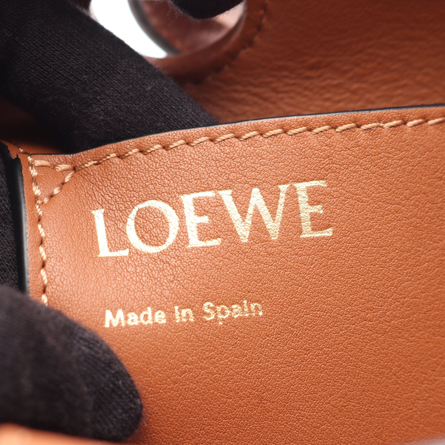 アナグラム 2WAY ショルダーバッグ トートバッグ キャンバス レザー ライトベージュ ブラウン ロエベ バッグ LOEWE