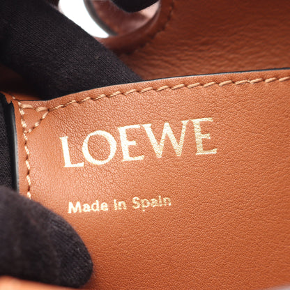 アナグラム 2WAY ショルダーバッグ トートバッグ キャンバス レザー ライトベージュ ブラウン ロエベ バッグ LOEWE