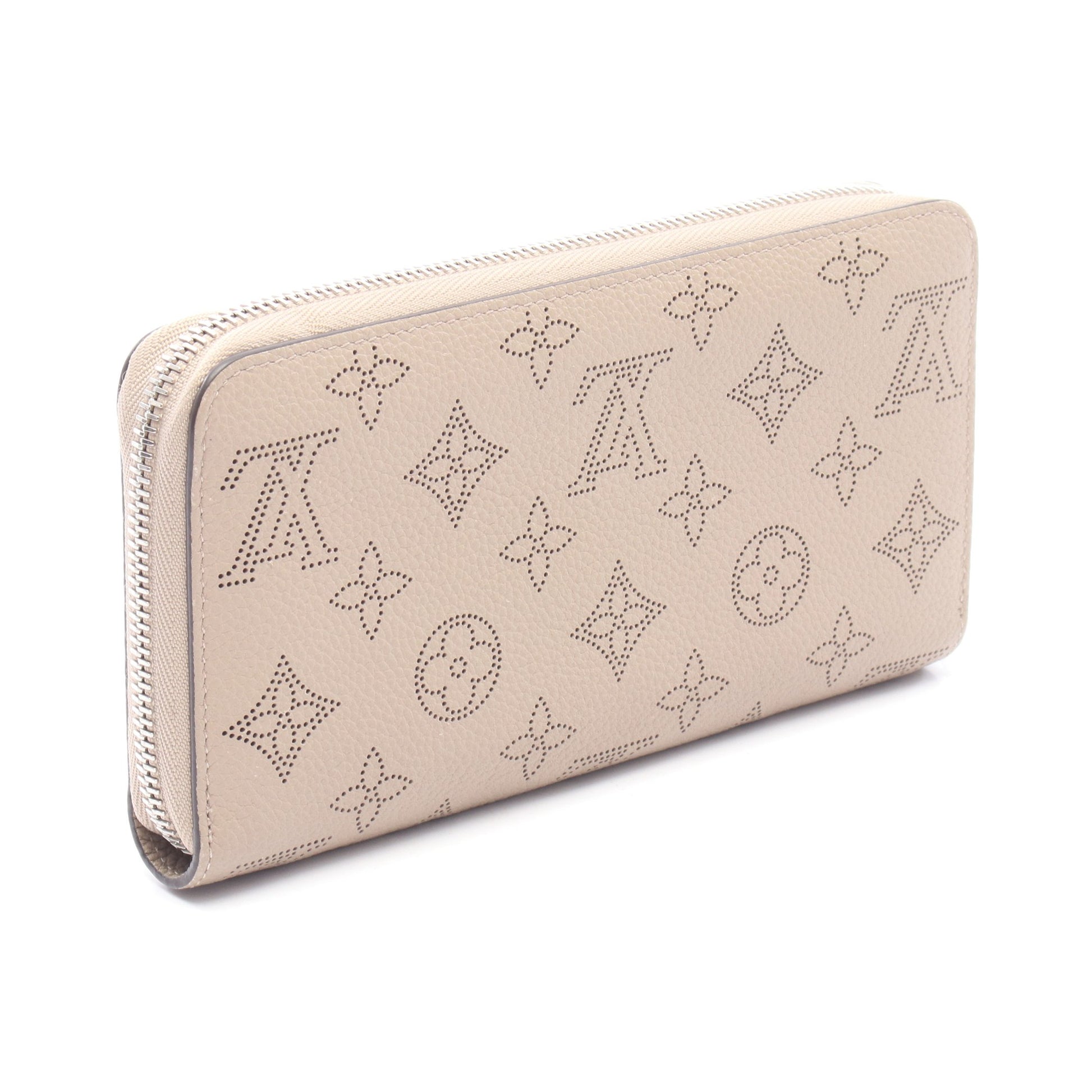 ジッピーウォレット マヒナ ガレ ラウンドファスナー長財布 レザー グレーベージュ ルイヴィトン 財布・小物 LOUIS VUITTON
