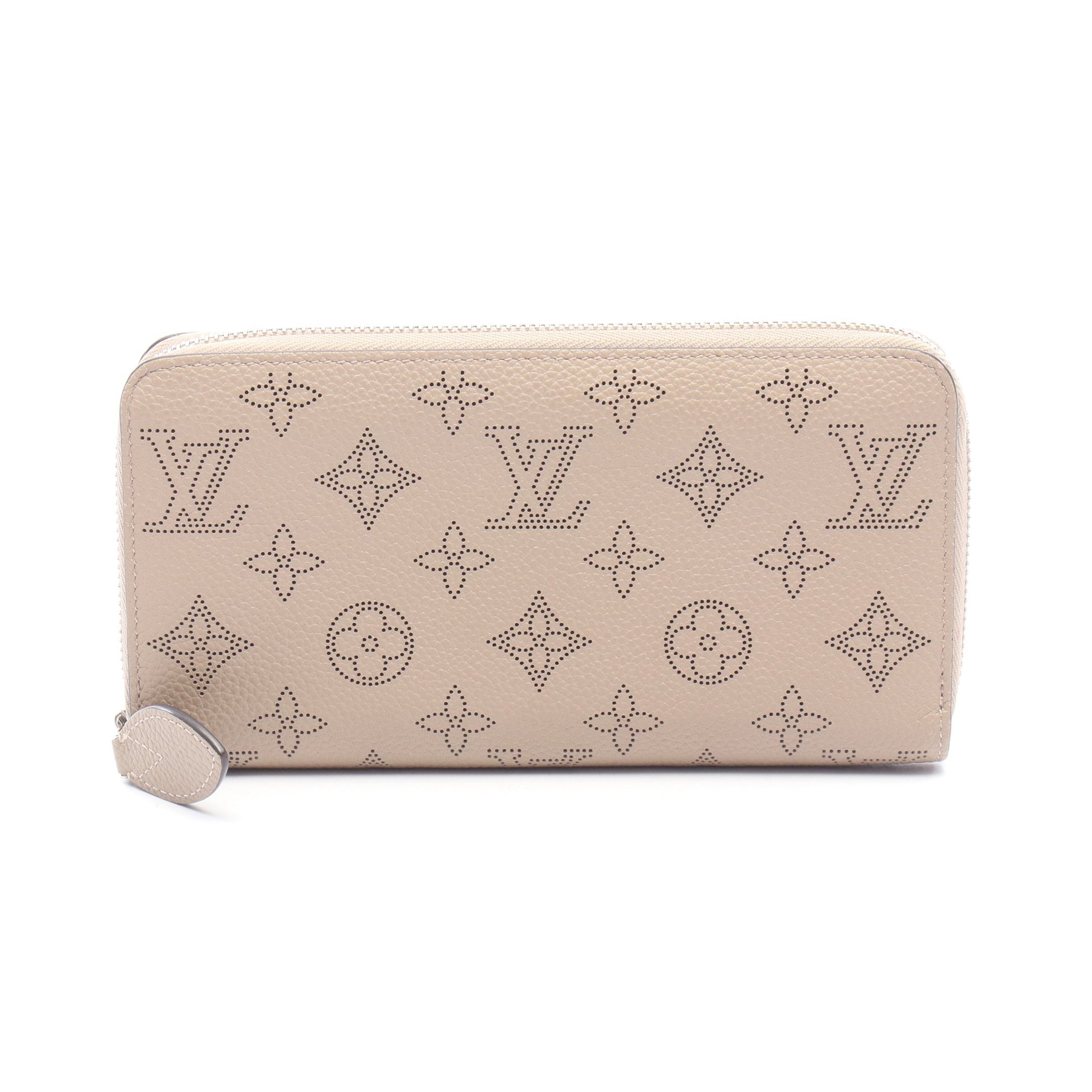 ジッピーウォレット マヒナ ガレ ラウンドファスナー長財布 レザー グレーベージュ ルイヴィトン 財布・小物 LOUIS VUITTON