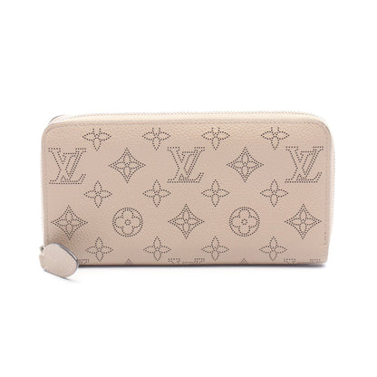ジッピーウォレット マヒナ ガレ ラウンドファスナー長財布 レザー グレーベージュ ルイヴィトン 財布・小物 LOUIS VUITTON
