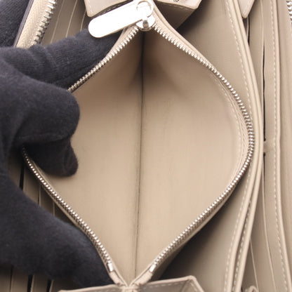 ジッピーウォレット マヒナ ガレ ラウンドファスナー長財布 レザー グレーベージュ ルイヴィトン 財布・小物 LOUIS VUITTON