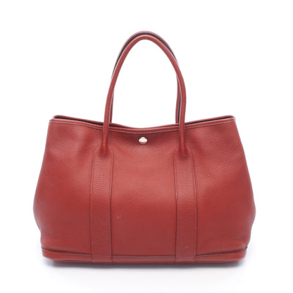 ガーデンパーティPM ルージュガランス ハンドバッグ トートバッグ ネゴンダ レッド シルバー金具 □M刻印 エルメス バッグ HERMES