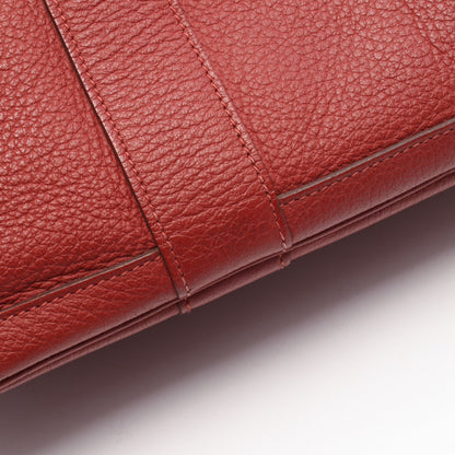 ガーデンパーティPM ルージュガランス ハンドバッグ トートバッグ ネゴンダ レッド シルバー金具 □M刻印 エルメス バッグ HERMES