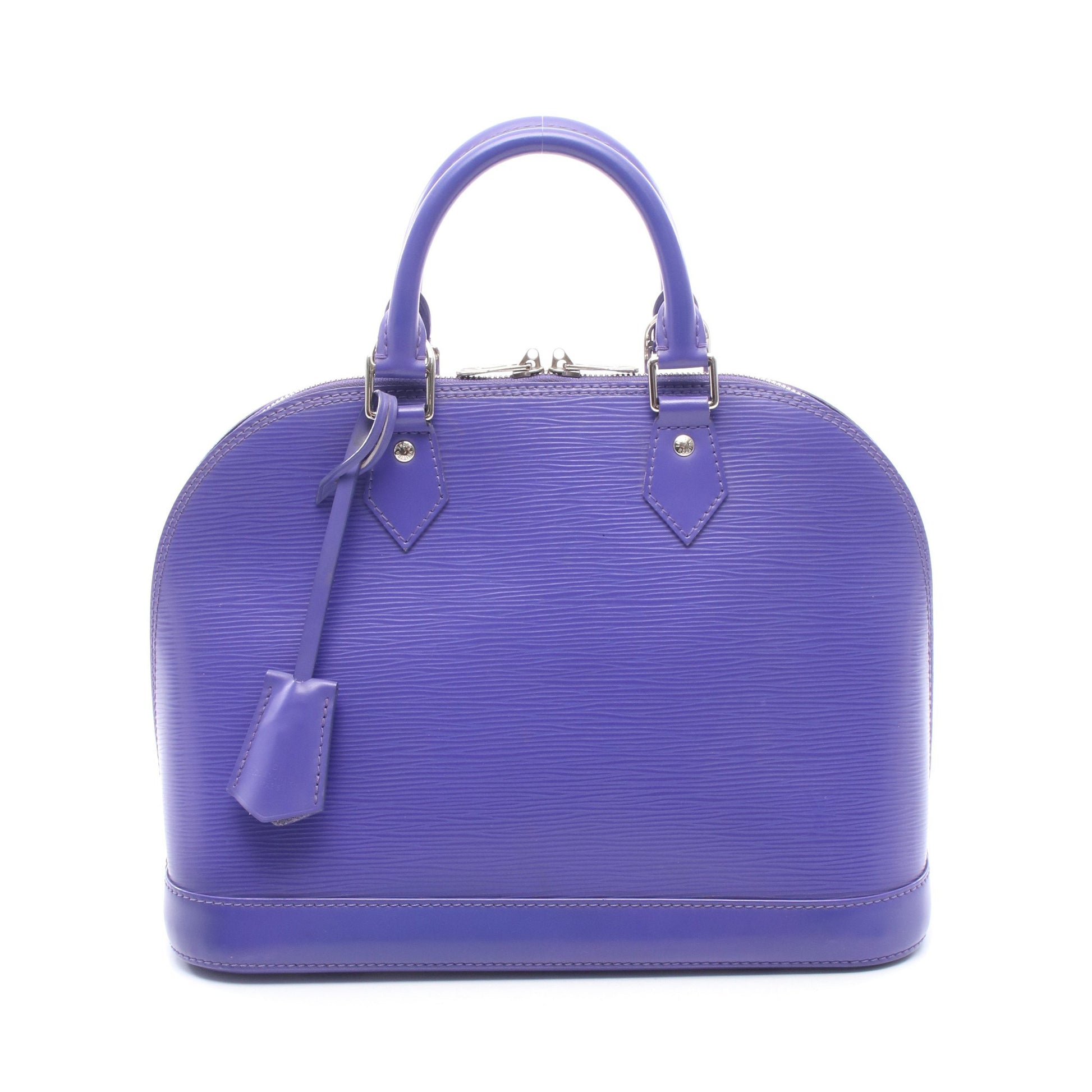 アルマPM エピ フィグ ハンドバッグ レザー パープル ルイヴィトン バッグ LOUIS VUITTON