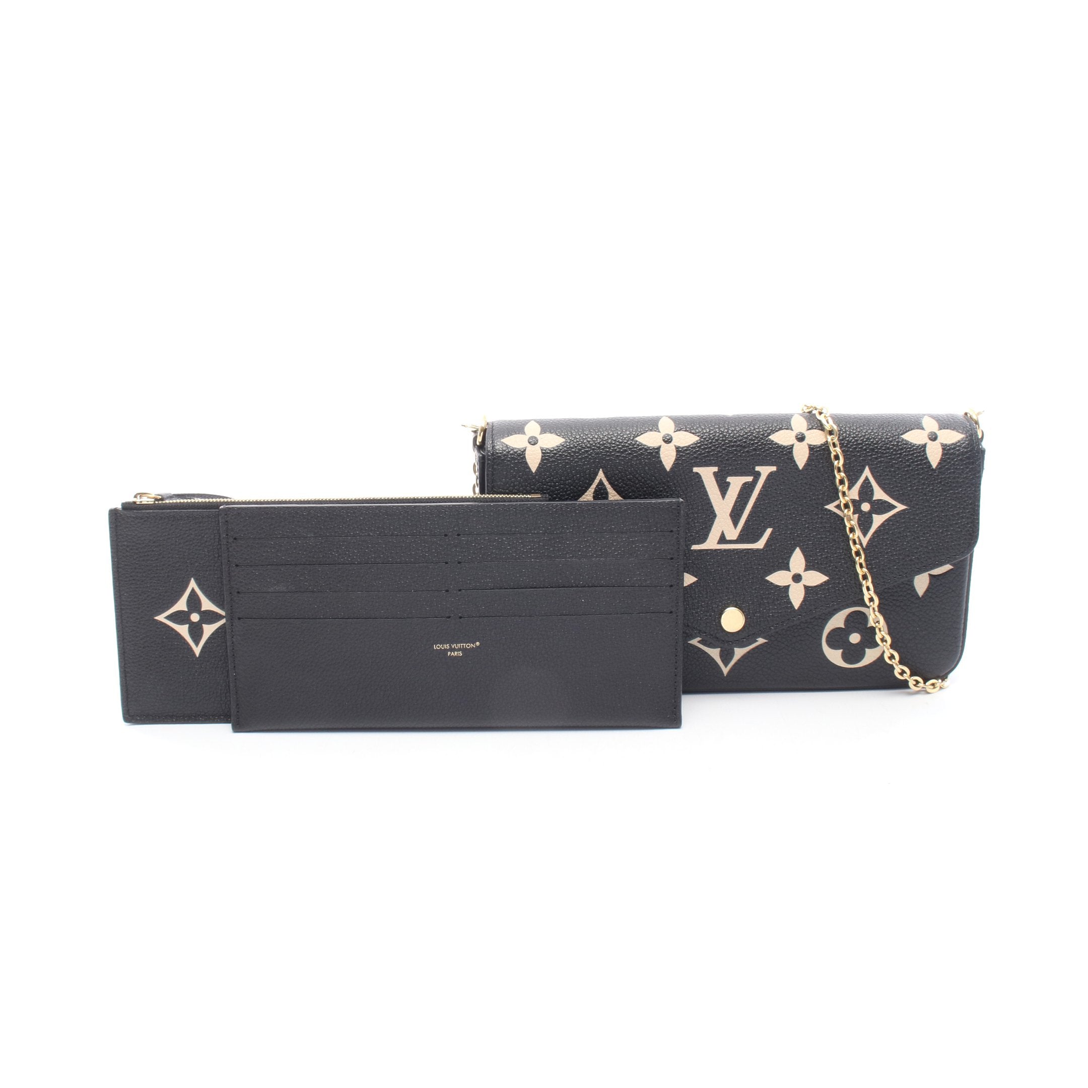 ✨極美品✨ルイヴィトン アンプラント ポシェットフェリシー チェーン ショルダー ポシェット フェリシー バイカラーモノグラムアンプラント チェーン