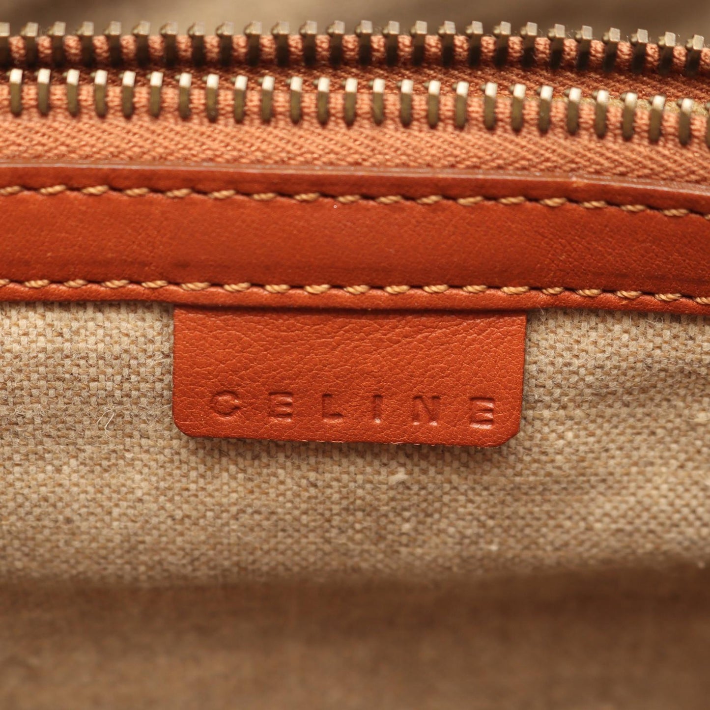 マカダム ハンドバッグ トートバッグ レザー ブラウン セリーヌ バッグ CELINE
