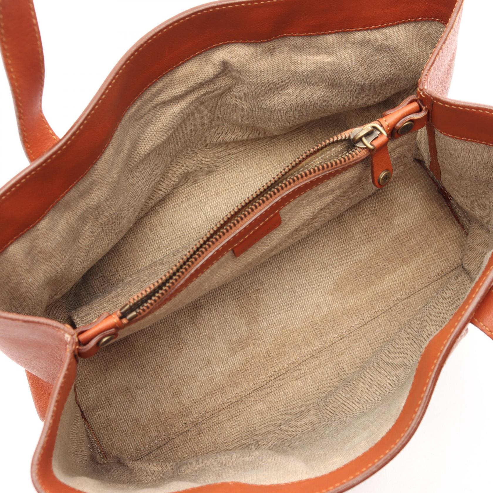 マカダム ハンドバッグ トートバッグ レザー ブラウン セリーヌ バッグ CELINE