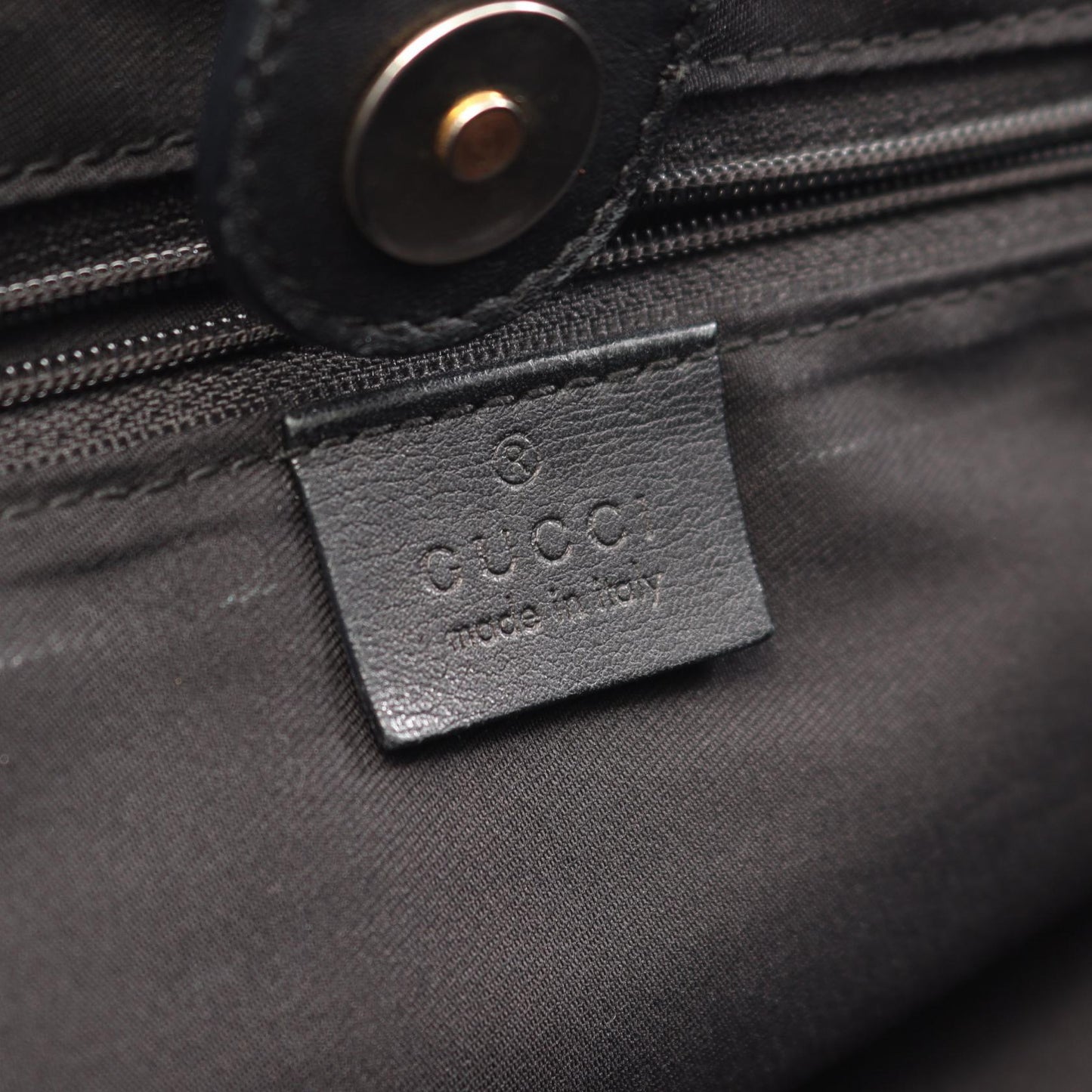 アビー GGキャンバス ショルダーバッグ トートバッグ キャンバス レザー ブラック グッチ バッグ GUCCI