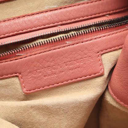 イントレチャート ワンショルダーバッグ レザー コーラルピンク ボッテガヴェネタ バッグ BOTTEGA VENETA