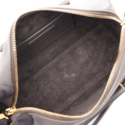 ベイビーダッフル 2WAY ハンドバッグ レザー グレー サンローランパリ バッグ SAINT LAURENT PARIS