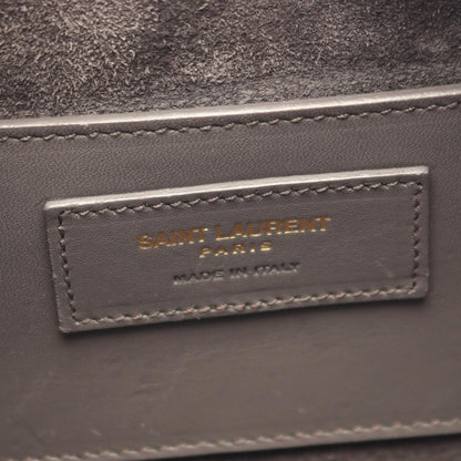 ベイビーダッフル 2WAY ハンドバッグ レザー グレー サンローランパリ バッグ SAINT LAURENT PARIS