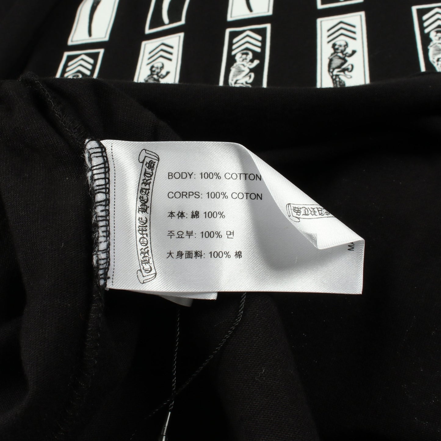 FOTI JARVIS 半袖Tシャツ コットン ブラック クロムハーツ トップス Chrome Hearts