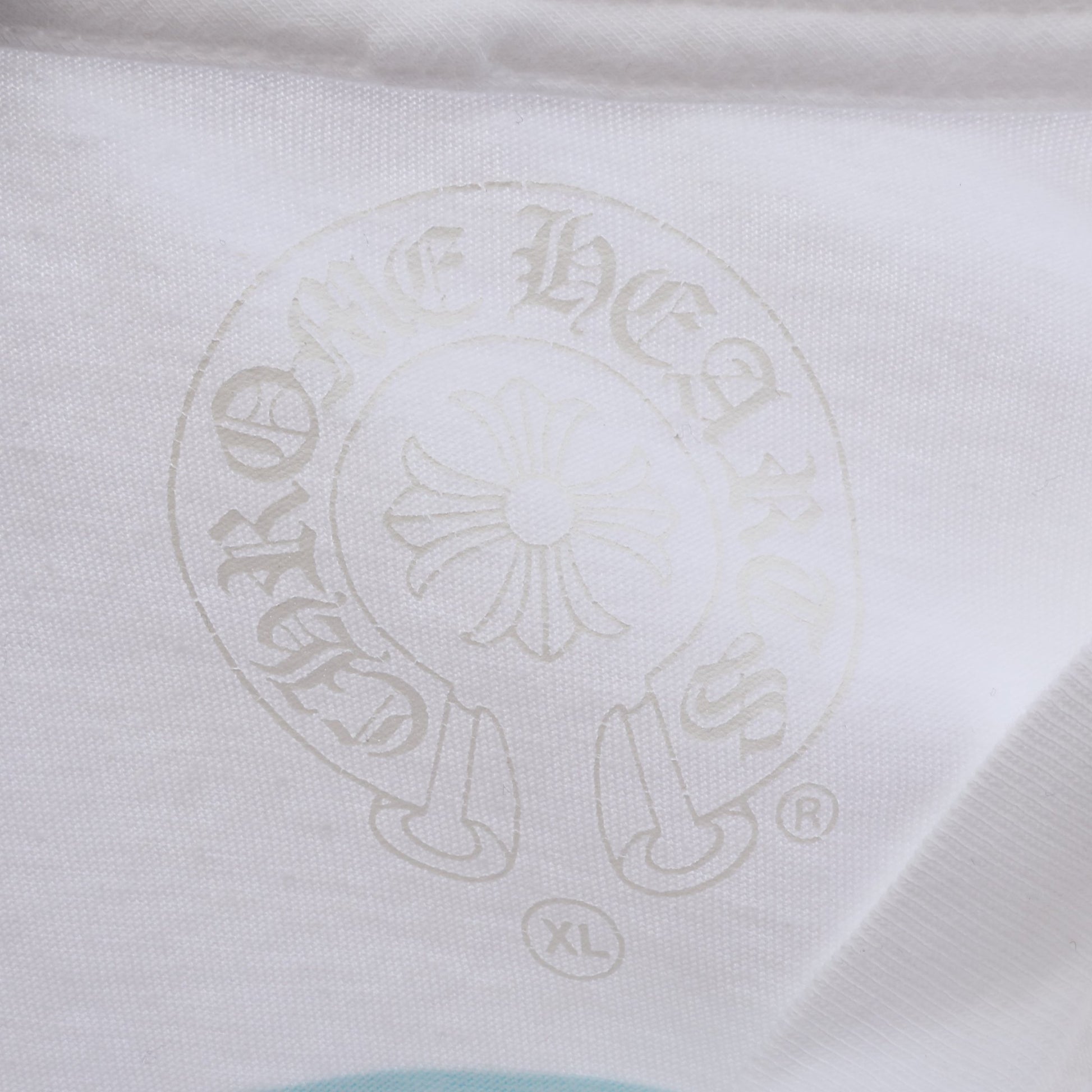グラデーションホースシュー ヴァインダガー 長袖Tシャツ コットン ホワイト クロムハーツ トップス Chrome Hearts