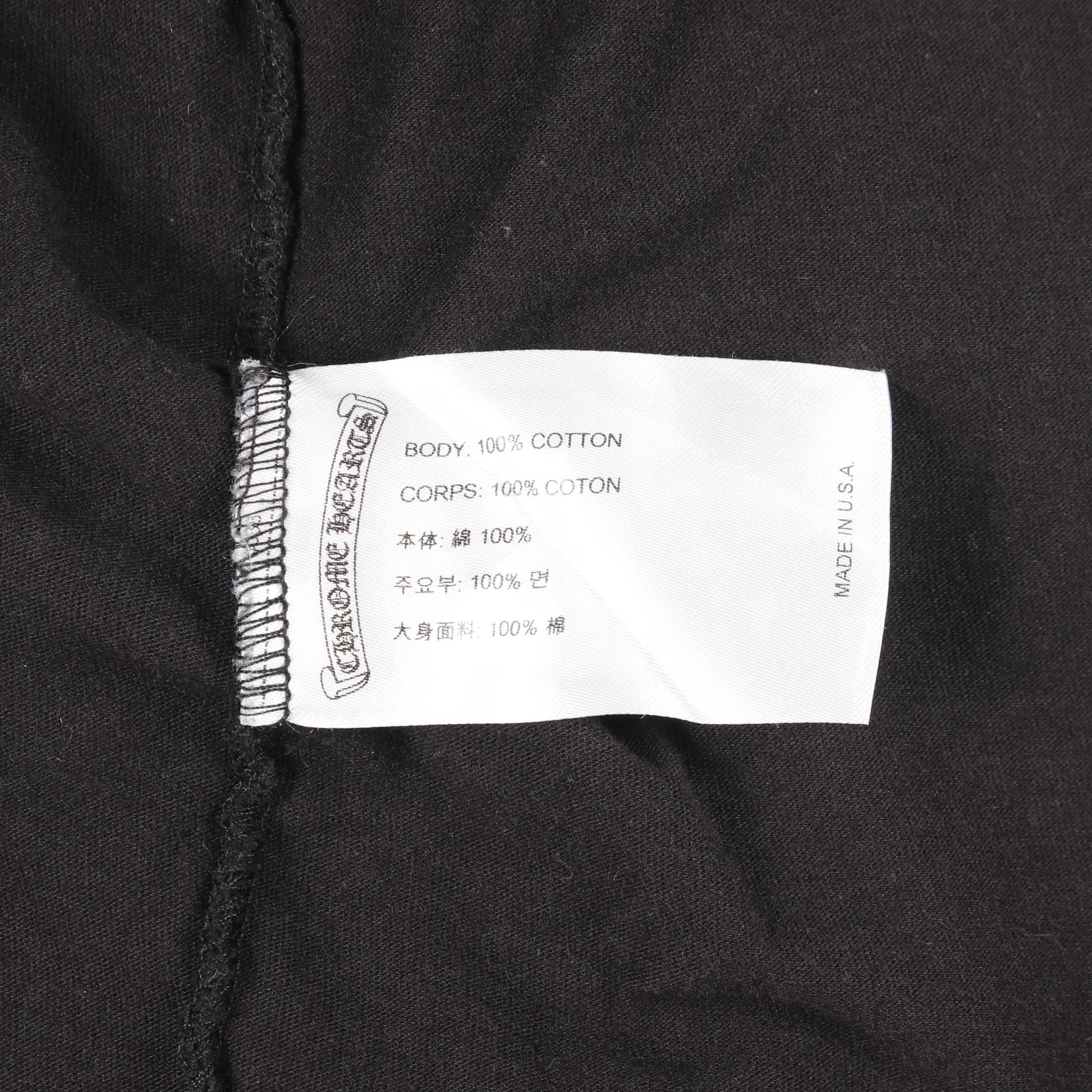 HOLLYWOOD BOOST 半袖Tシャツ コットン ブラック クロムハーツ トップス Chrome Hearts