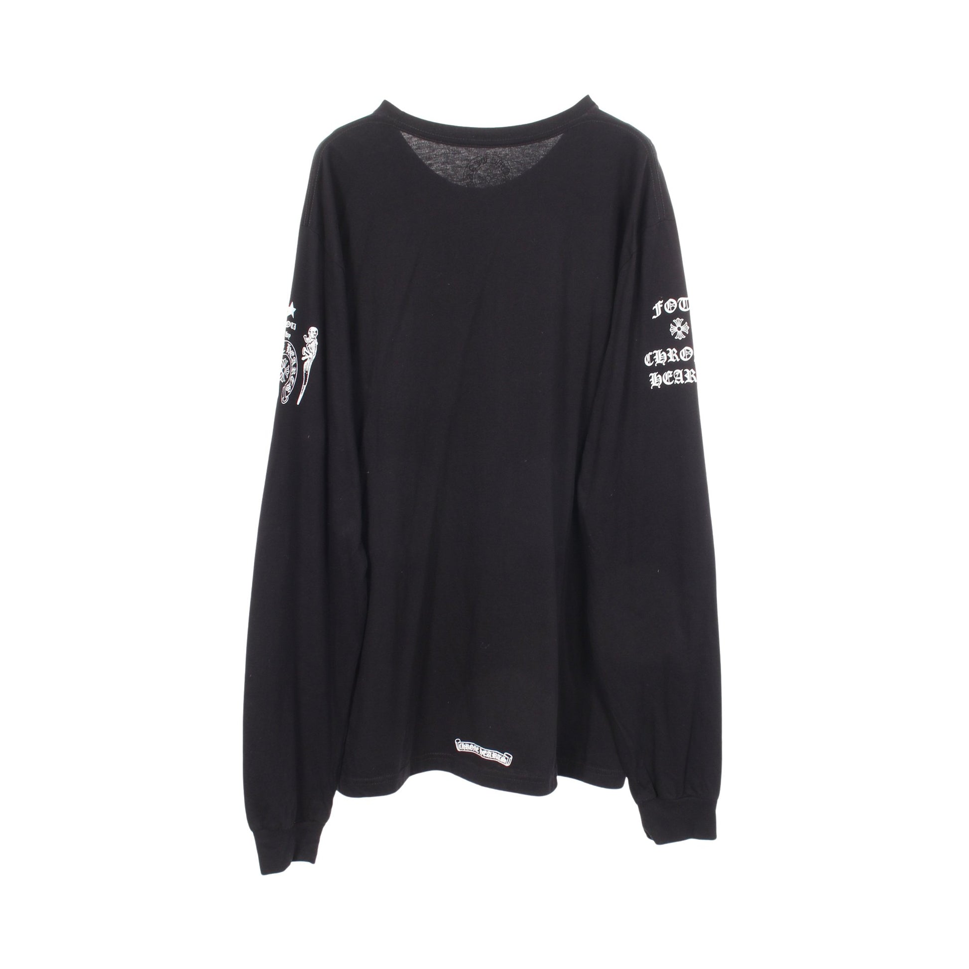 FOTI HARRIS TEETER 長袖Tシャツ コットン ブラック クロムハーツ トップス Chrome Hearts