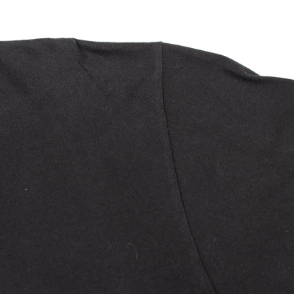 CHプラス ブロッククロス プリント クルーネック 長袖Tシャツ コットン ブラック クロムハーツ トップス Chrome Hearts