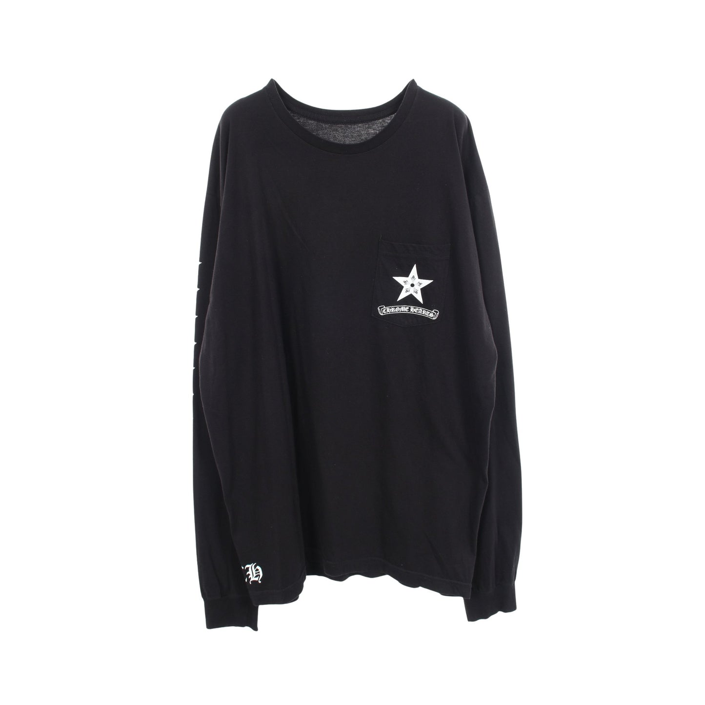 Star Long Sleeve スター 長袖Tシャツ コットン ブラック クロムハーツ