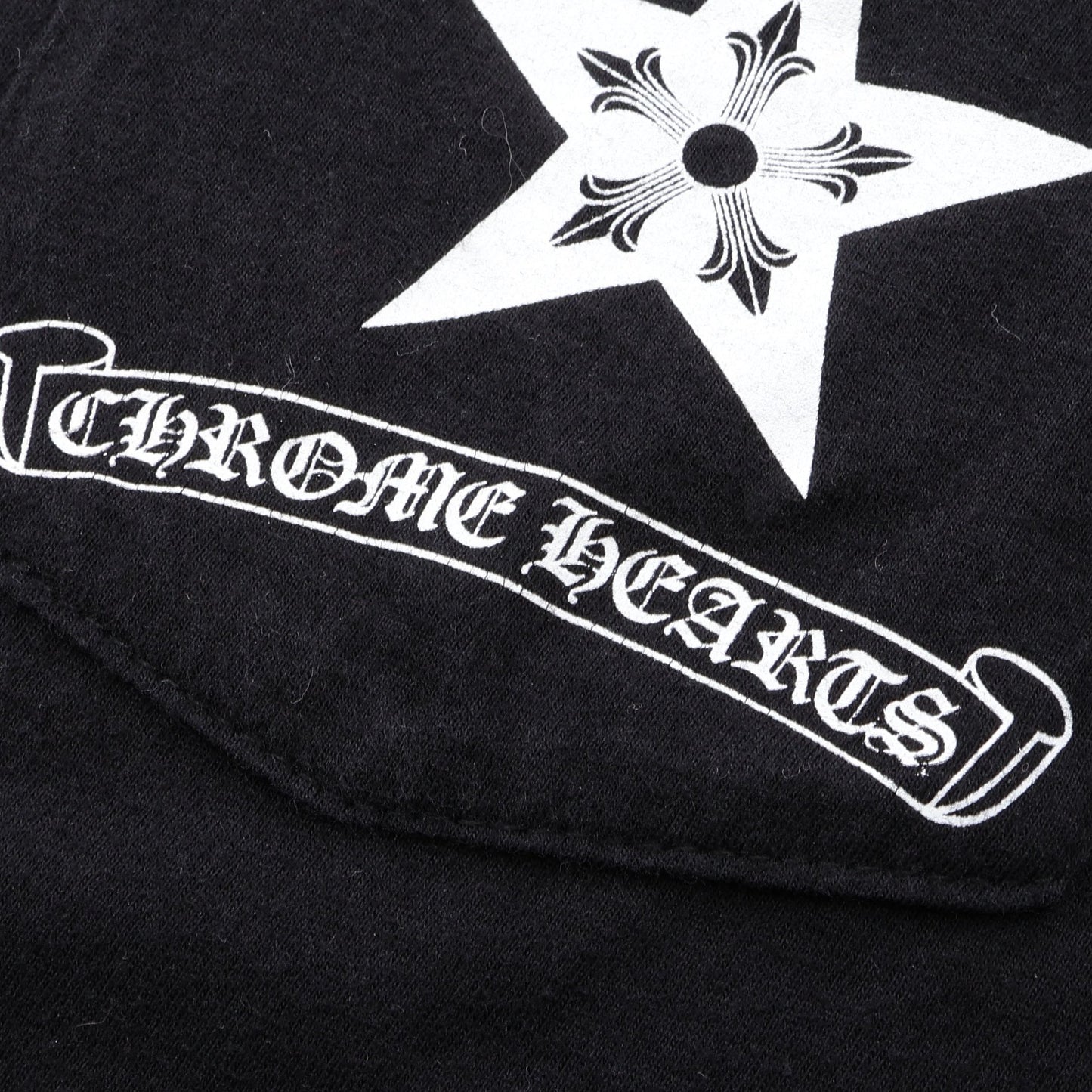 Star Long Sleeve スター 長袖Tシャツ コットン ブラック クロムハーツ