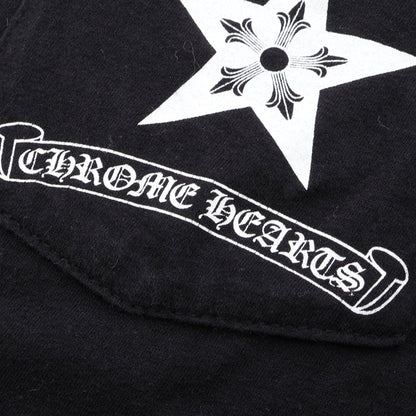 Star Long Sleeve スター 長袖Tシャツ コットン ブラック クロムハーツ