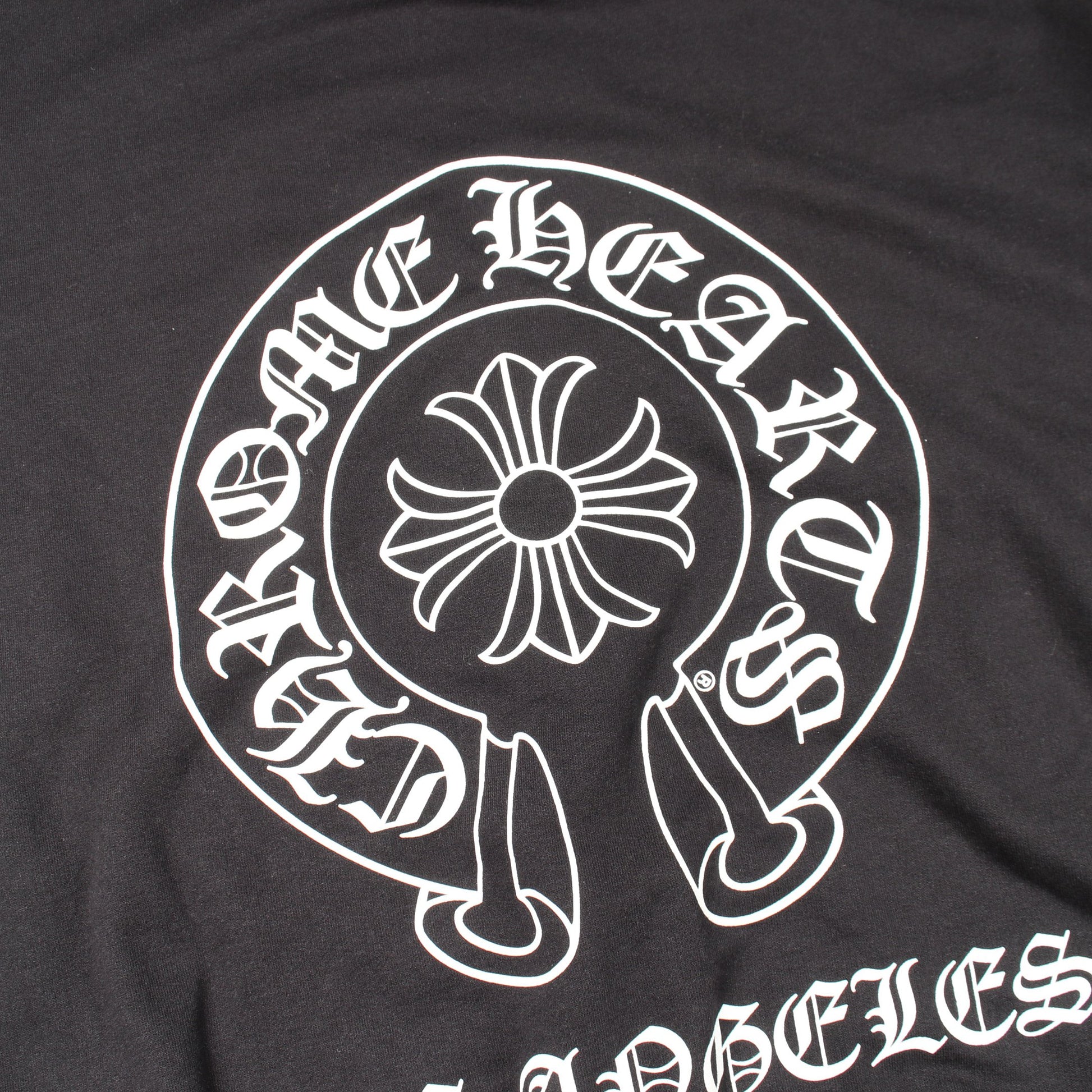 ホースシュー CHプラス ダガージップ ロス限定 ジップアップパーカー コットン ブラック クロムハーツ トップス Chrome Hearts