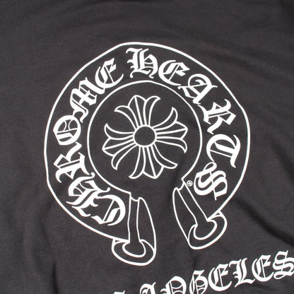 ホースシュー CHプラス ダガージップ ロス限定 ジップアップパーカー コットン ブラック クロムハーツ トップス Chrome Hearts
