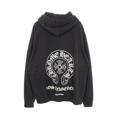 ホースシュー CHプラス ダガージップ ロス限定 ジップアップパーカー コットン ブラック クロムハーツ トップス Chrome Hearts