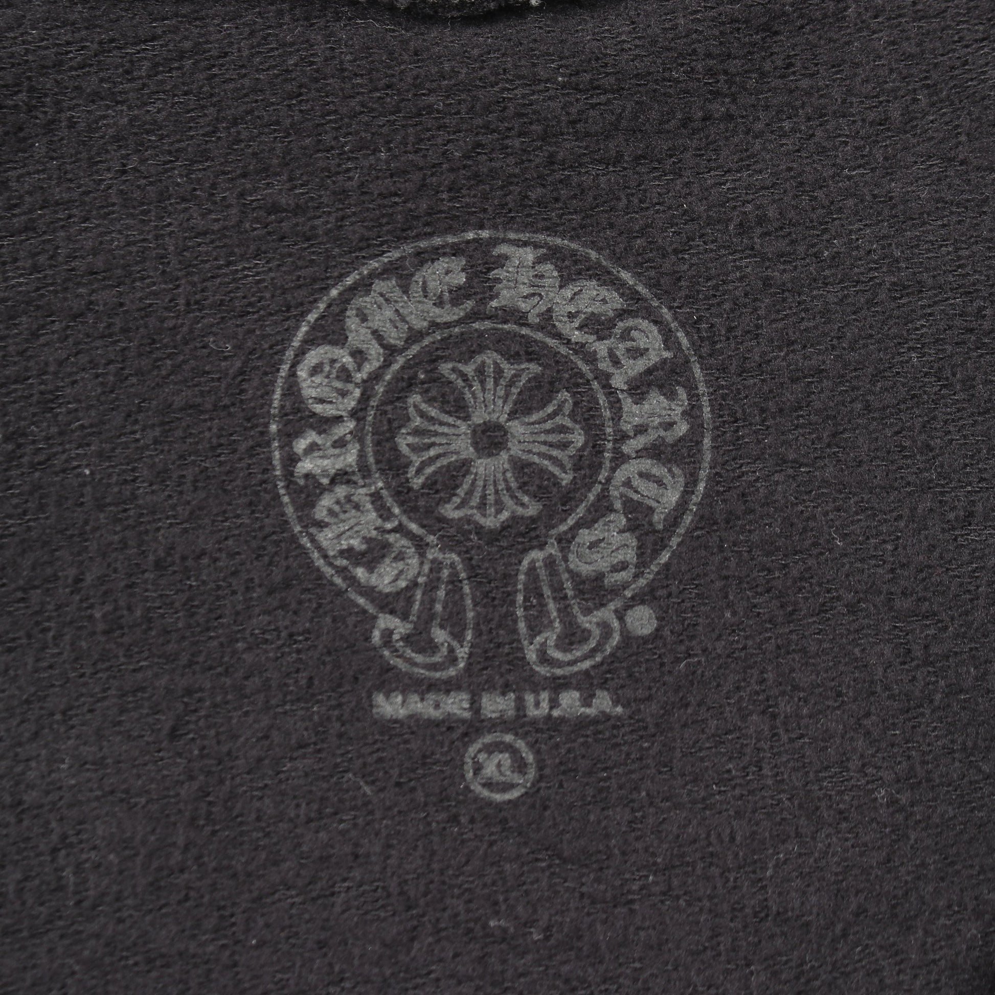 ホースシュー CHプラス ダガージップ ロス限定 ジップアップパーカー コットン ブラック クロムハーツ トップス Chrome Hearts