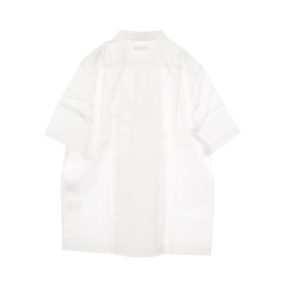 ステッチ 半袖 シャツ コットン ホワイト コムデギャルソンオムプリュス トップス COMME des GARCONS HOMME PLUS