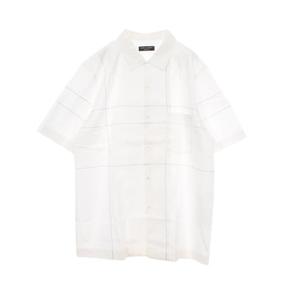 ステッチ 半袖 シャツ コットン ホワイト コムデギャルソンオムプリュス トップス COMME des GARCONS HOMME PLUS