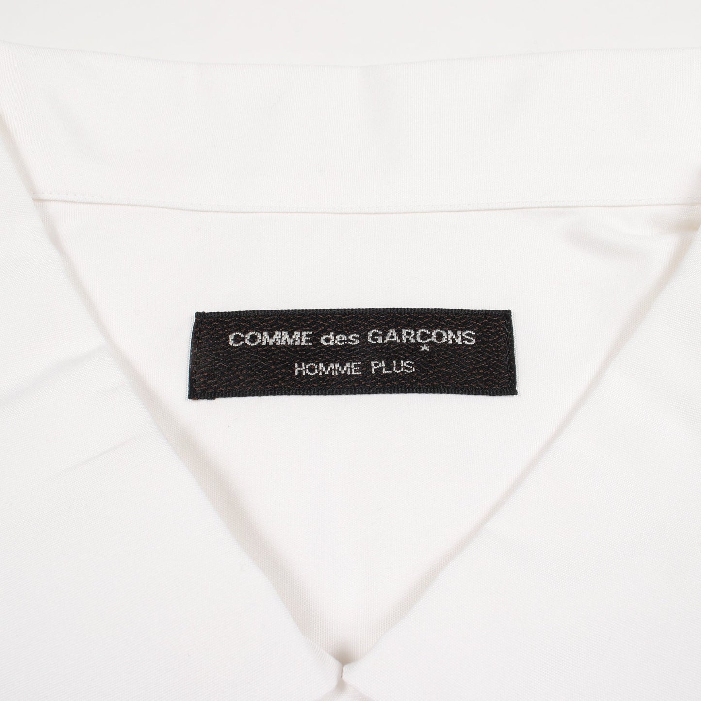 ステッチ 半袖 シャツ コットン ホワイト コムデギャルソンオムプリュス トップス COMME des GARCONS HOMME PLUS