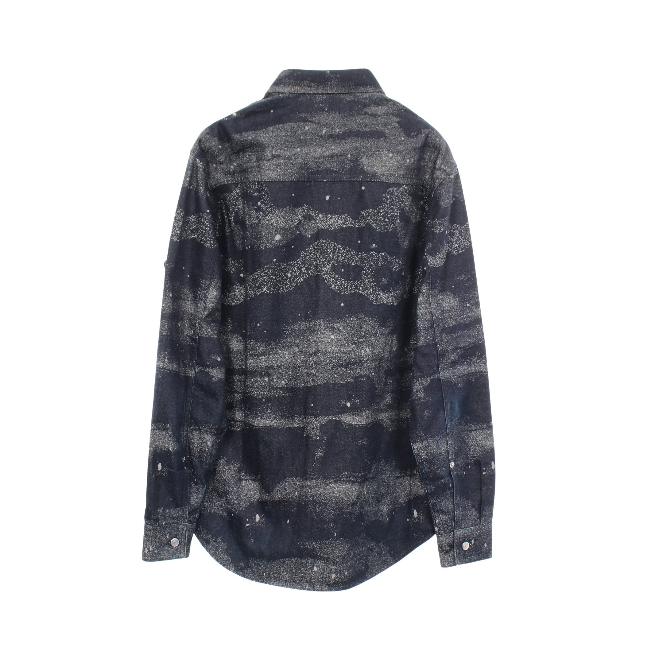 DIOR × PETER DOIG デニムシャツ コットン ネイビー クリスチャン