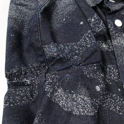 DIOR × PETER DOIG デニムシャツ コットン ネイビー クリスチャンディオール トップス Christian Dior